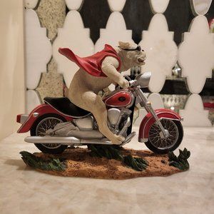 UGA Bulldog on Motorcycle